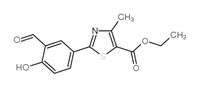 2-(3-醛基-4-羟基苯基)-4-甲基噻唑-5-羧酸乙酯