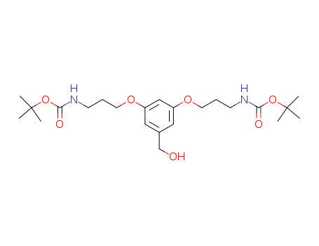 3,5-bis(3-(tert-butoxycarbonylamino)propoxy)benzyl alcohol