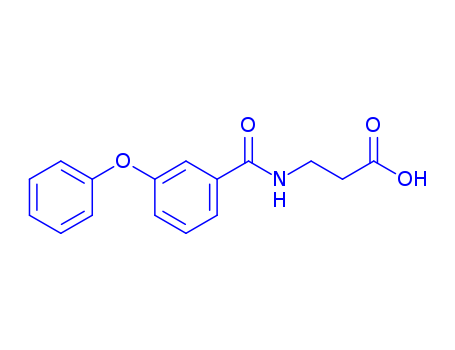 3-(3-phenoxybenzamido)propanoic acid